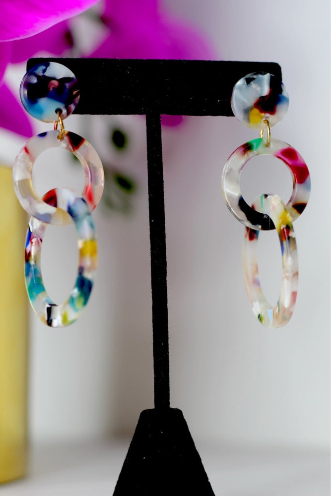 Abstract Dangle Earrings